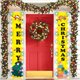 thumbnail image 5 of Fiudx Acentos De Decoración Del Hogar Bienvenido Feliz Navidad Porche Letrero Gnomo Yard Sign Decoración De Navidad Interior Al Aire Libre Bandera Colgante Para Puerta Principal Jardín Suministros Pa, 5 of 7