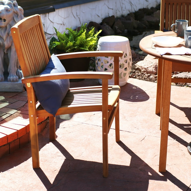 Mistana timmerman teak patio chair sale