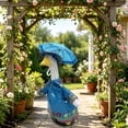 thumbnail image 4 of 23 in Porch Goose Outfits, Clothes for Goose Statue, Summer Floral Dress Set with Umbrella and Hat, Gift for Garden Decoration, Ccwuwei, 4 of 6