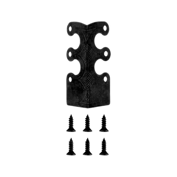 Wartleves Protectores de esquinas para muebles Protectores de esquinas de metal Zócalos Vintage