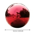 thumbnail image 2 of Boule de Gaz Colorée Réfléchissante Boule Polie Décoration de Jardin Extérieur, 2 of 8