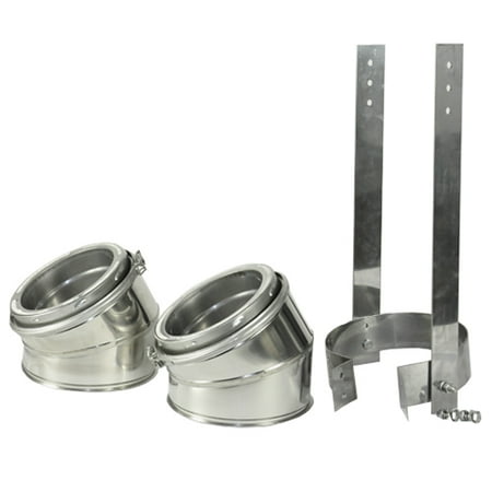 

shasta vent 6a-e30 6 inner diameter - class a chimney pipe - double wall - 30 d