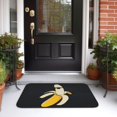 thumbnail image 4 of Alfombra de baño antideslizante supersuave con diseño de plátano y gafas de sol para baño, cocina, dormitorio, hogar, 15,75 x 23,62 pulgadas, 4 of 6