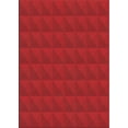 thumbnail image 1 of Ahgly Company Machine Washable Indoor Rectangle Transitional Fire Engine Red Area Rugs, 3' x 5', 1 of 7