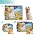 thumbnail image 2 of Washable Pet Pee Pads with Super Absorbent Reusable Training Pads for Dogs & Cats Cat Lies in The Sunflowers, 2 of 7