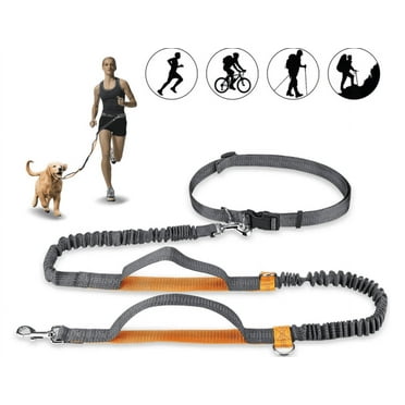 Hands Free Dog Leash, Adjustable Elastic Jogging Leash With Reflective Stitching For Dogs Up To 110 Kg