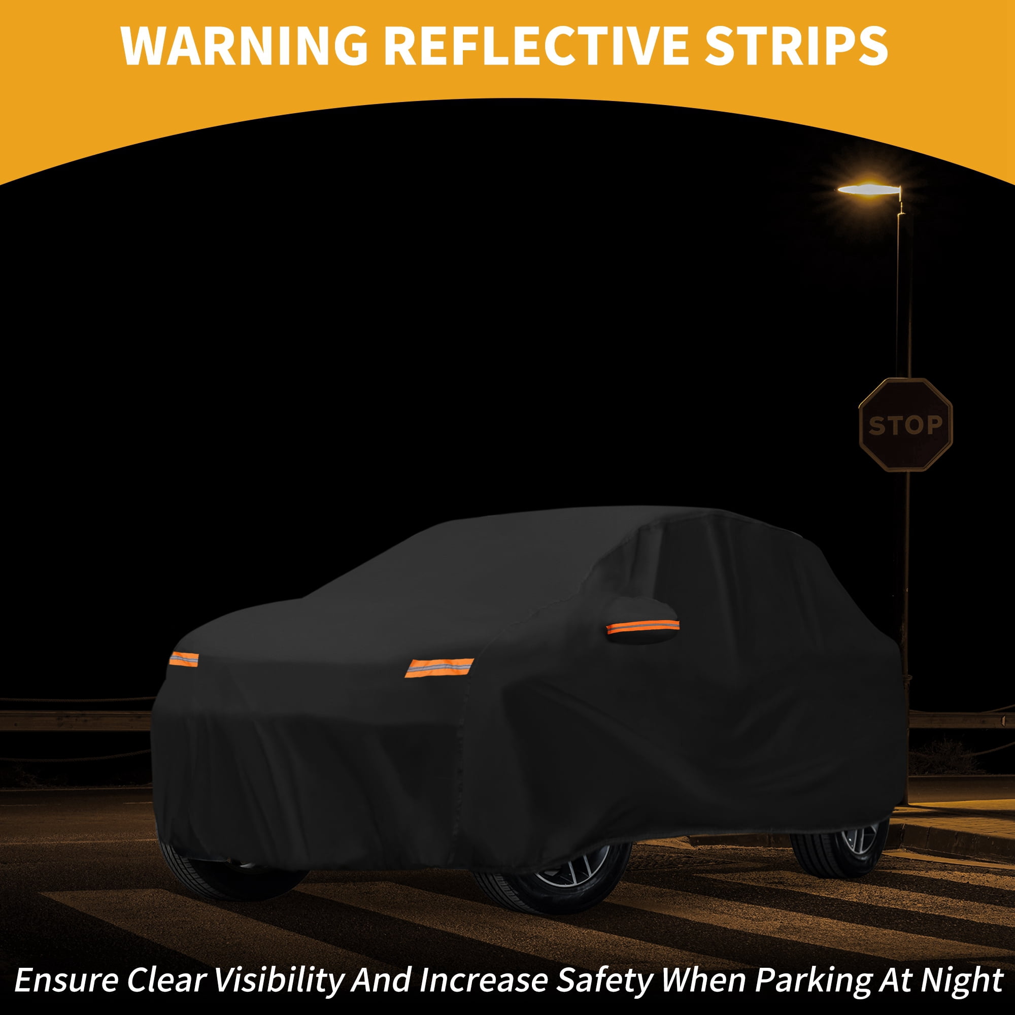 Unique Bargains UV-Resistant Car Cover Black ["for Nissan Juke 210D-PU Black"]