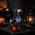 thumbnail image 5 of RUINIXCW 7 Inch Halloween Deck Goose Outfits Desk Duck Outfit Mini Porch Goose Outfit  for Desktop Goose Figurine Holiday Desk Goose Clothes Hoodie and Accessory (No Goose), 5 of 6