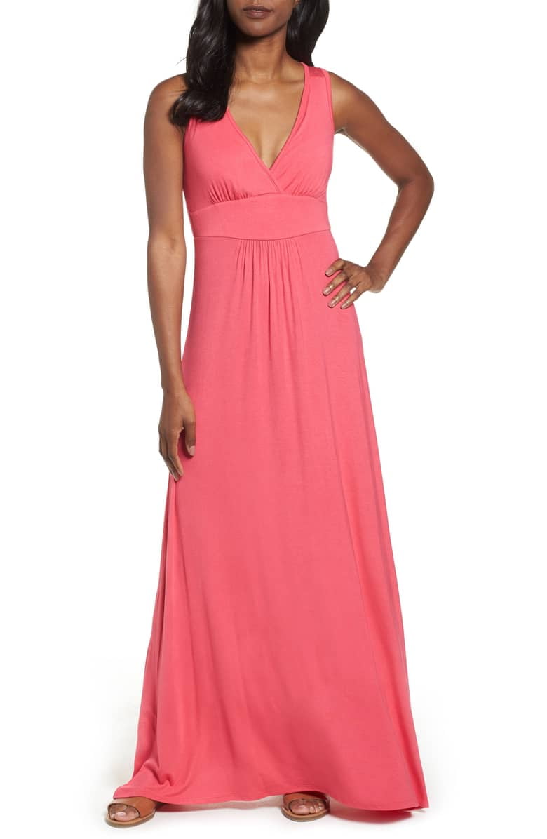 womens jersey maxi dress