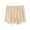Beige, variant on FAIWAD Maternity Crossover Shorts Soft Stretchy Full Coverage Breathable Boyshorts for Under Dresses