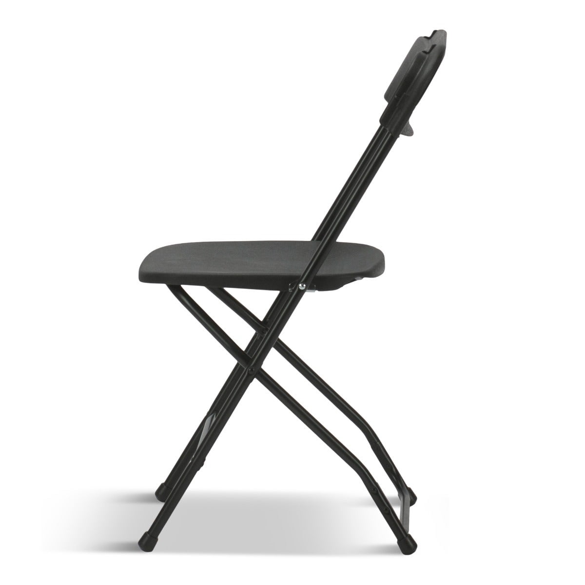 TitanPRO Plastic Folding Chair - Black - 10 Pack
