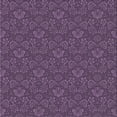 thumbnail image 1 of Ahgly Company Indoor Square Patterned Dark Purple Area Rugs, 5' Square, 1 of 6