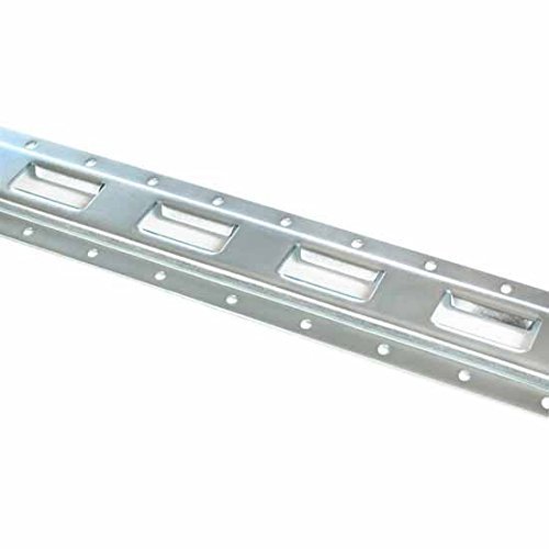 8 Pack 5' E Track TieDown Rail, Galvanized Steel ETrack TieDown 5