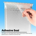 thumbnail image 2 of MMBM Silver Glamour Bubble Mailers 13" x 17.5" 100 Pieces Moisture Effective Metallic Mailers for Privacy Protection, 2 of 5