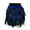 Blue, variant on RUTAYY Women Elastic Waist Feather Party Skirt Black Solid Color Casual Travel Skirts