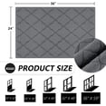thumbnail image 2 of TIMO Tapis de Porte Intérieur, Tapis de Porte d'Entrée 24"x36 Pouces avec Support en Caoutchouc Antidérapant Absorbant, Résistant à la Saleté, Tapis de Sol Intérieur pour Entrée, Lavable, Profil Bas, Gris, 2 of 6
