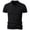 Black-top, variant on Hfnxid Big and Tall Mens Golf Shirts Slim Fit Work Short Sleeve Button Up Business Tops Summer Lightweight Classic Top Gray L