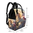 thumbnail image 2 of Daiia Rainbow Cloud White Horse Large Capacity Baby Bag Waterproof Stylish Diaper Bag Mummy Backpack Adjustable Straps Diaper BagBaby Essentials Bag, 2 of 6