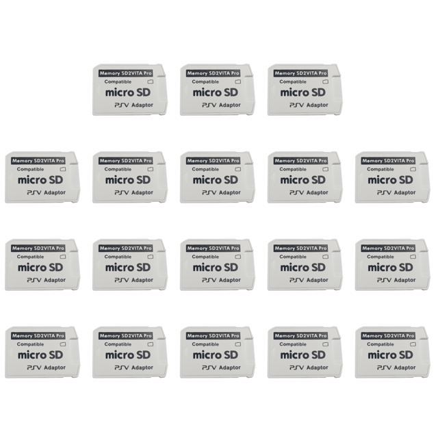 18uds. Adaptador de tarjeta de memoria SD2VITA para sistema PS Vita 1000 2000 3.65