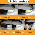 thumbnail image 2 of Koudindg 1 Pc  Rechargeable LED Headlamp, Hands Free, Super Bright Motion Sensor Lead Lights for Forehead, Hiking Fishing(Battery indicator), 2 of 8