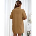 thumbnail image 7 of EASYBRA Women Pants Suit Solid Color Casual Summer Set Cardigan Shorts Outfit Polyester Fabric Sizes S-3XL, 7 of 7