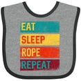thumbnail image 3 of Inktastic Team Roping Eat Sleep Rope Repeat Boys or Girls Baby Bib, 3 of 4