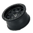 thumbnail image 3 of Dirty Life Roadkill Race-9302 15X7 4X156 13Et 131.1Cb Matte Black W/Simulated Ring, 3 of 3