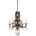 thumbnail image 2 of Four Light Mini Chandelier     -Traditional Installation Minka Metropolitan N6454-652, 2 of 2