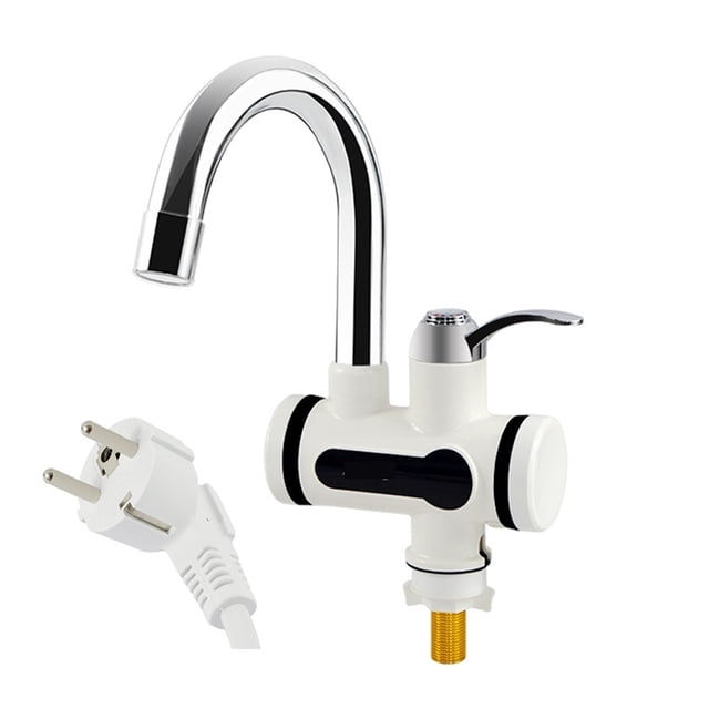 Chauffe-eau Électrique de Cuisine, Robinet d'Eau Chaude Instantané, Robinet de Chauffage Froid Sans Réservoir, Chauffe-Eau Instantané, Conçu pour Durer