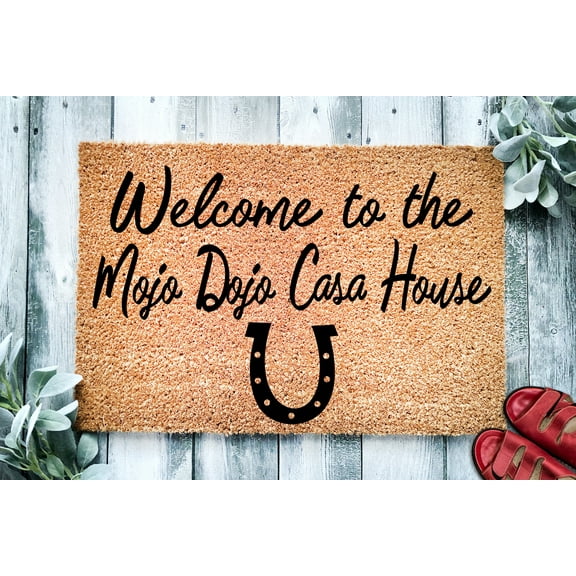 Welcome to The Mojo Dojo Casa House Doormat | Welcome Door Mat | New Home Gift | Movie Doormat | Home Decor | Closing Gift | Front Door