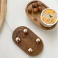 thumbnail image 4 of Wood Riser for Display,Small Wooden Pedestal Stand Decor Tray,Multi-Purpose Display Pedestal,Farmhouse Countertop Organizer,Riser Board for Candles Plants Bottles Mini Vases Soap Dispenser,B, 4 of 9