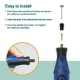 thumbnail image 3 of Kinswood Cordless Rotary Tool Kit 8V with 900Ah Lithium Battery variable SP 300Pcs, 3 of 7