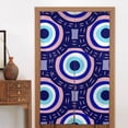 thumbnail image 4 of XMXT Japanese Noren Doorway Room Divider Curtain,Turkey Eye Print Restaurant Closet Door Entrance Kitchen Curtains, 34 x 56 inches, 4 of 7