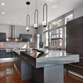 thumbnail image 5 of VONN Capri 7" ETL Certified Integrated LED Pendant with Glass Shade in Black, 5 of 9