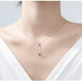 thumbnail image 2 of QQTDFG 925 Sterling Silver Cute CZ Star Moon Y Lariat Necklace A2122-default, 2 of 3