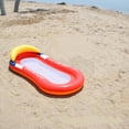 thumbnail image 3 of Inflatable Pool Float for Adults, Large Pool Lounger with Headrest & Cooling Mesh, Heavy Duty Raft for Tanning, Swimming, and Pool Parties, 3 of 5