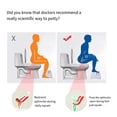 thumbnail image 3 of Advancent Taburete de bambú para inodoro, asiento antideslizante para caca, soporte para adultos, soporte para baño, orinal para personas Type2 NO2, 3 of 6