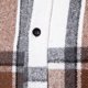 thumbnail image 5 of Blusa y camisa de manga larga con cuello vuelto para hombre, blusa informal a cuadros con botones y cuello vuelto, blusa de manga larga para hombre, 5 of 8