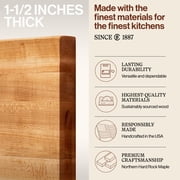 John Boos R-Board Reversible Wood Cutting Board, 20 x 15 x 1 1/2, Maple