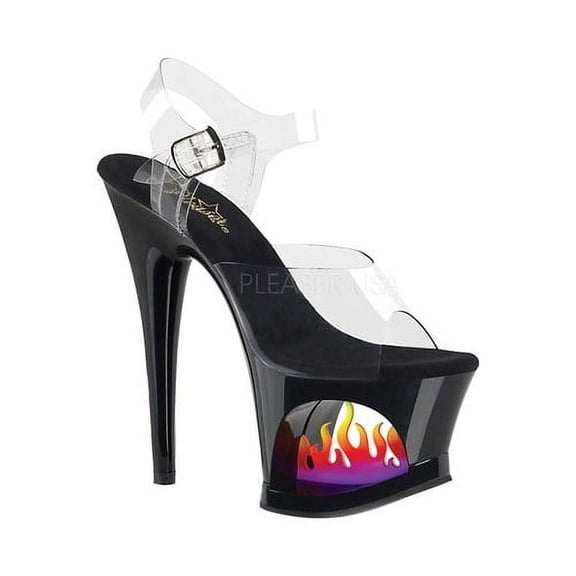 Women's Pleaser Moon 708FLM Ankle Strap Sandal
