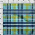 thumbnail image 2 of oneOone Cotton Cambric Turquoise Blue Fabric Madras Check Sewing Fabric By The Yard Printed Diy Clothing Sewing Supplies 56 Inch Wide, 2 of 4
