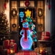 thumbnail image 4 of Decoración navideña para puerta | Tapiz navideño para interiores y exteriores | Tapiz de poliéster de 90 x 180 cm para fiestas y decoración de aulas, 4 of 5