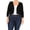 Black, variant on Women's Plus Size Long Sleeves Lightweight Open Solid Sweater Bolero Cardigan S-3XL