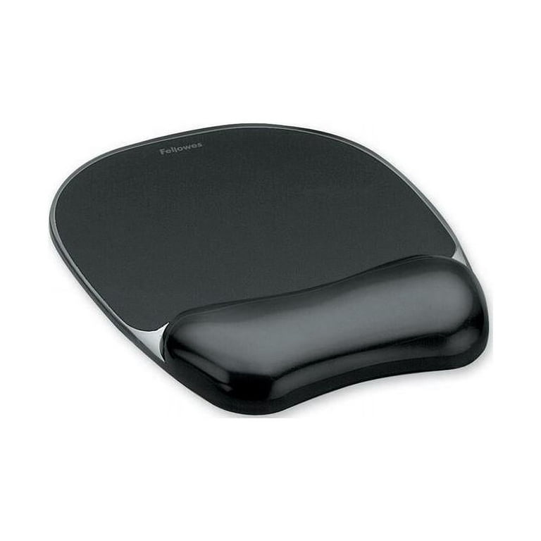 Gel Crystals Mouse Pad with Wrist Rest, 7.87 x 9.18, Black Gel Crystals Mouse Pad with Wrist Rest, 7.87 x 9.18, Black