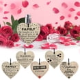 thumbnail image 1 of Xihbxyly Colgante de Corazón de Madera, Diseño Conmemorativo Único, Estilo Rústico Shabby, Ideal Como Regalo de Agradecimiento o para Profesores, Regalo Elegante, Tamaño 10 X 10 Cm, Ideal para Cualqu, 1 of 5