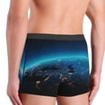 thumbnail image 6 of Salouo Planet Earth Print Men's Boxer Briefs,Breathable Underwear Elastic Waistband Briefs for Men -Large, 6 of 8
