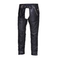 thumbnail image 1 of Unisex 4-Pocket Motorcycle Chaps with Snap out lliner, Extra Small - Black, 1 of 1