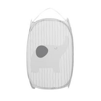 up Mesh Laundry Basket, Collapsible Laundry Hamper Portable Clothes Washing Laundry Hamper Dirty Clothes Basket for Home, Dormitories, Travel, Apartments