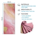 thumbnail image 2 of Pink Gold Marble Pattern Hot Yoga Mat Towel Non Slip for Hot Yoga - Quick-Drying Yoga Mat Cover with 4 Corner Pockets with Travel Bag - Hot Yoga Towel Non Slip Grip Moisture Wicking Sweat 70"x26", 2 of 6