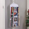 thumbnail image 3 of Double Sided Hanging Gift Wrap Organizer, Wrapping Paper Gift Bag Storage,space Saving,15x40 Inch（white）, 3 of 5